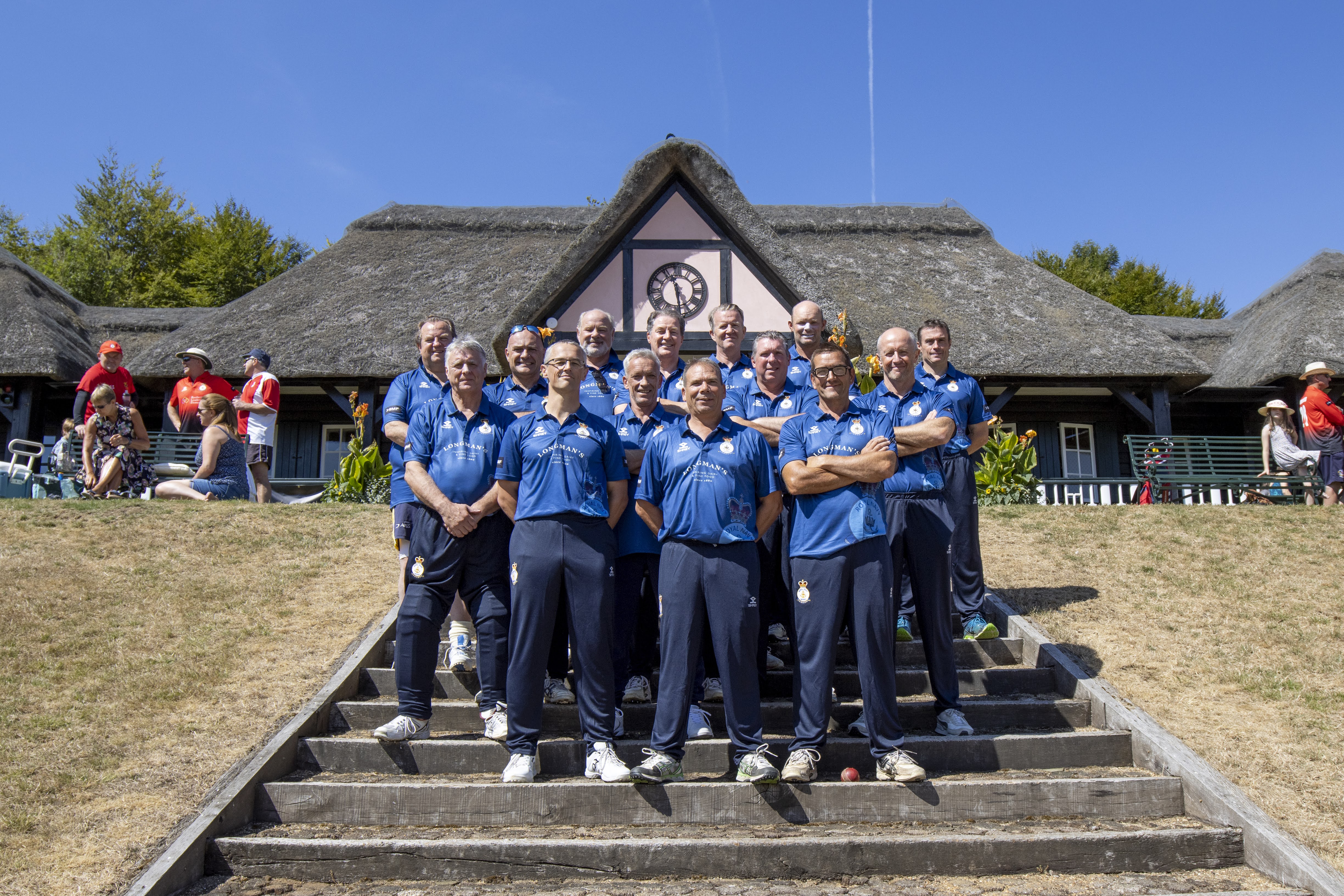 Navy Team at Wormsley Pavilion